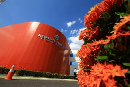 O presidente Assembleia Legislativa, deputado Max Russi, e o vice-governador Otaviano Pivetta