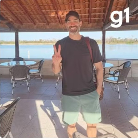 Ator Tyler Hoechlin visita Pantanal de MT � Foto: Hotel Baiazinha/Reprodu��o