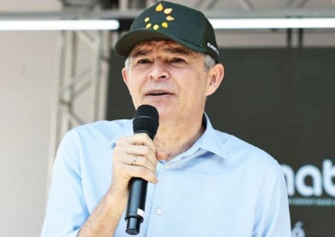 Em Sinop, na semana passada, Jos Medeiros discursou em evento do Governo do Estado e se desmanchou em elogios  gesto de Mauro Mendes