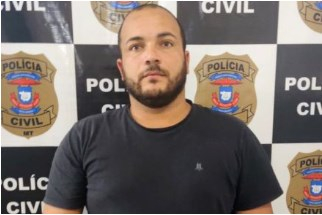 O mato-grossense Alan Diego dos Santos Rodrigues, que est preso em Comodoro