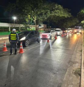 Operao Lei Seca realizada em Cuiab