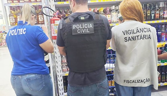 A��o conjunta fiscaliza com�rcios ap�s pessoas passarem mal ao ingerirem bebidas em �gua Boa (Nordeste de MT)