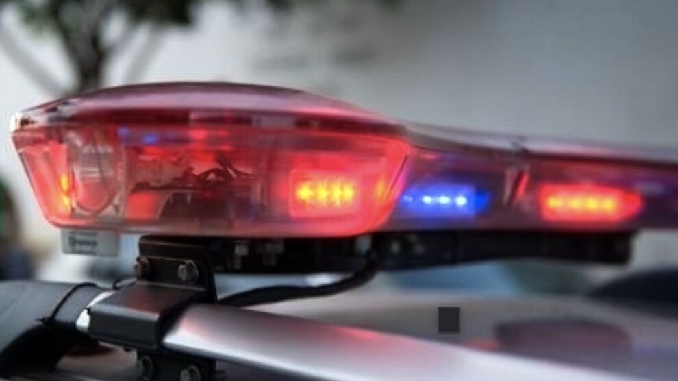 Viatura da Pol�cia Militar; mulher foi presa e encaminhada ao Plant�o da Pol�cia C