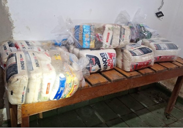 Segundo delegado, as cestas b�sicas eram utilizadas por organiza��o criminosa como instrumento de coopta��o social, na Grande Cuiab�