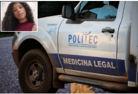 Aridiny de Souza Nunes (detalhe), que foi encontrada morta em piscina