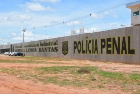 Fachada do Complexo Penitenci�rio Ahmenon Lemos Dantas, em V�rzea Grande
