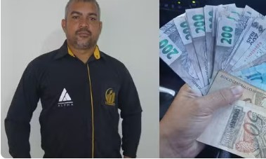 Empres�rio e esposa devolvem mais de R$ 10 mil encontrado dentro de ca�amba em MT