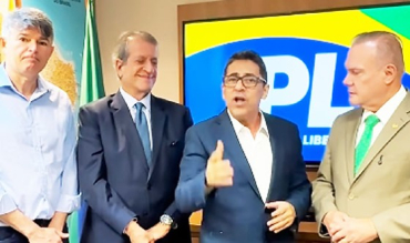 Medeiros, Valdemar, Ananias e Wellington: projeto eleitoral em MT tem apoio da c�pula nacional reafirmado. Ainda haver� conven��o para decidir candidaturas