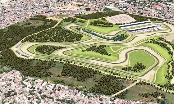 O Parque Novo Mato Grosso, em Cuiab�: obra pol�mica est� custando quase R$ 1 bilh�o aos cofres p�blicos estaduais