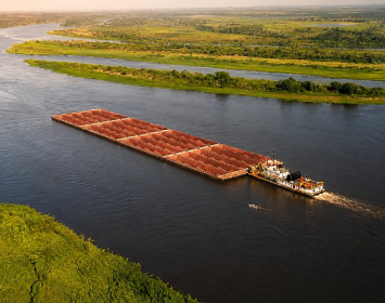 Hidrovia do Tapaj�s, principal via para exporta��o dos produtos agr�colas do Norte de Mato Grosso