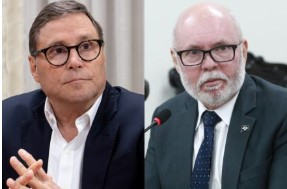 O chefe da Casal Civil Mauro Carvalho e o procurador-geral Francisco Lopes