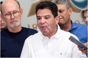 O candidato a suplente de Senador, Cidinho Santos, que defendeu Fábio Garcia e grupo de Pivetta