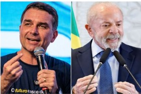 Em Mato Grosso, o senador Flávio Bolsonaro ganha de Lula tanto no primeiro quanto no segundo turno