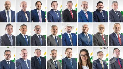 O governador Otaviano Pivetta, um dos candidatos mais afortunados do Estado
