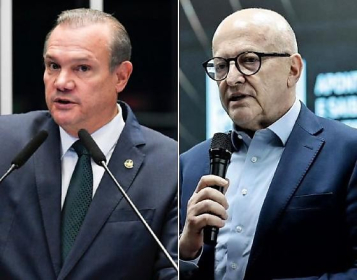 Os candidatos Wellington Fagundes e Otaviano Pivetta, que est�o tecnicamente empatados