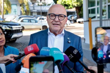 O governador Otaviano Pivetta, que possui bons n�merros de aprova��o, segundo AtlasIntel