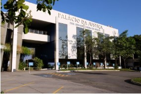 Fachada do Tribunal de Justi�a de Mato Grosso