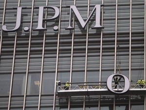 Fachada do banco JPMorgan