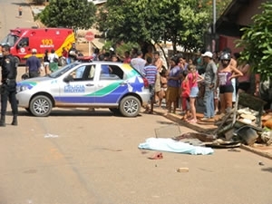 Menino foi atropelado em uma rua da cidade de Sorriso.