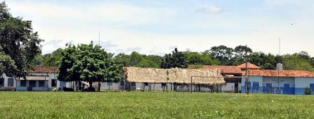 Sede administrativa da aldeia indgena umutina em Mato Grosso.