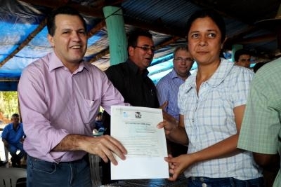Governador Silval Barbosa participa da entrega de Ttulos Definitivos da Gleba Ariranha