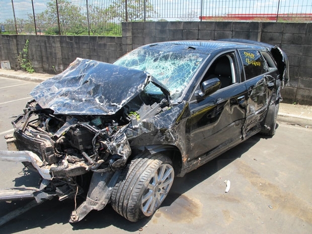 Audi que atropelou jovem foi levado para um ptio de veculos de Campinas