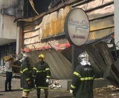 Apenas aps a concluso do laudo pelos Bombeiros ser possvel conhecer as reais causas do incndio, se foi provocado po