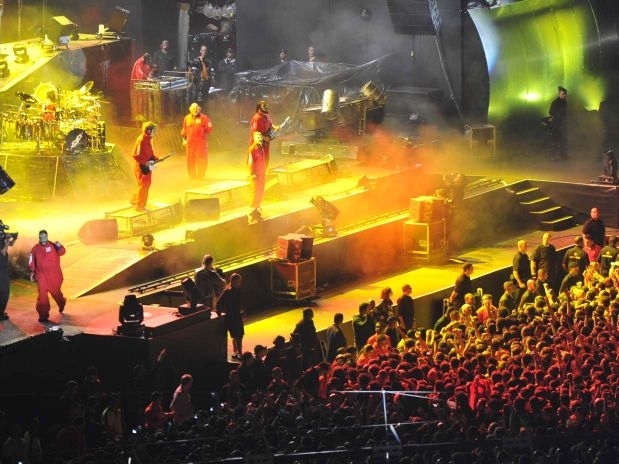Slipknot em sua apresentao no Rock In Rio