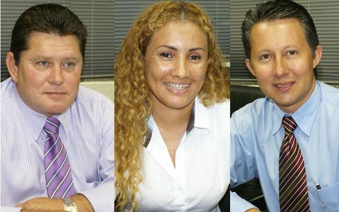 Vereadores Gerson Frncio, Roseane Marques e Francisco das Chagas Abrantes: prises por extorso