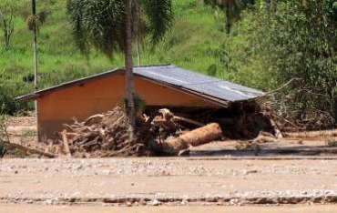 Localidade de Floresta, em Morretes, devastada pela chuva em maro: cidade  uma das 735 mapeadas pelo governo federal