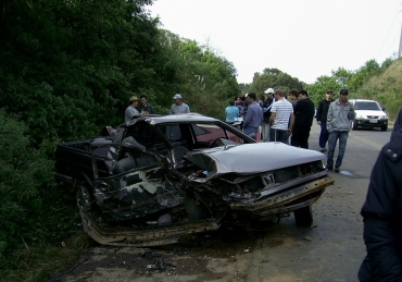 A coliso foi no Km 21 da RSC-324 em Nova Bassano, na localidade de Santa Terezinha