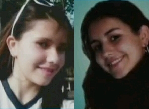 Juliana ( esq.) e Josely, mortas na zona rural de Cunha (SP)
