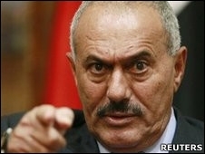 Saleh est na Arbia Saudita se recuperando de um ataque