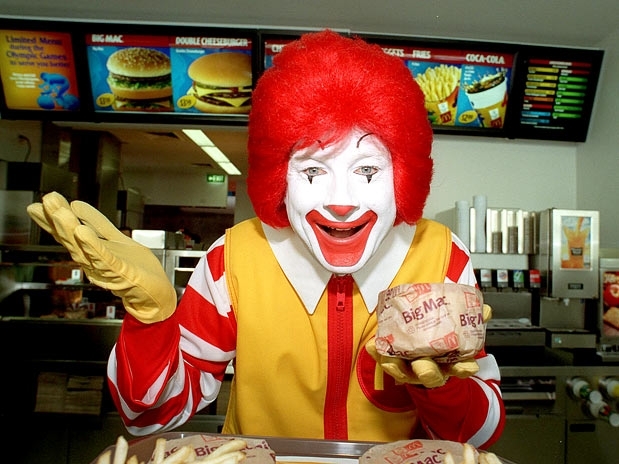 Ronald McDonald foi questionado por profissionais da sade nos EUA