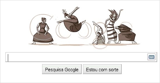 Homenagem do Google ao aniversrio de 117 anos de Martha Graham