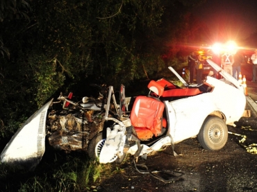 Acidente deixou quatro mortos e dois feridos em rodovia no Rio Grande do Sul. 