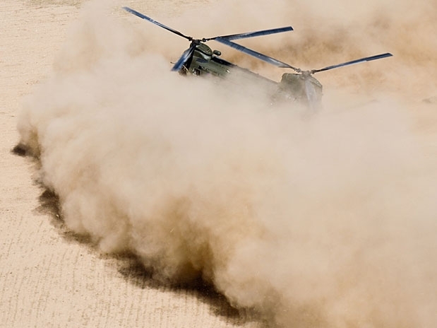 Software 3D ajuda pilotos britnicos a aterrissarem em locais de pouca visibilidade, como os desertos