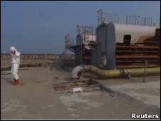 Rachadura no reator 2 foi identificada como fonte do vazamento