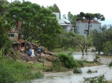 So Loureno do Sul decretou estado de calamidade pblica por causa da chuva